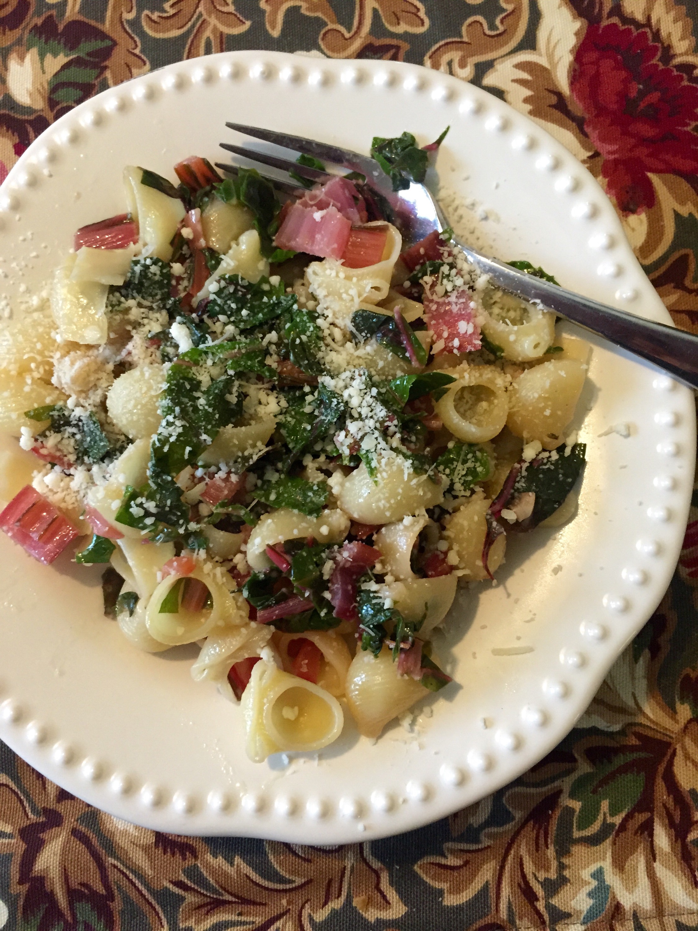 Easy Swiss Chard Pasta
