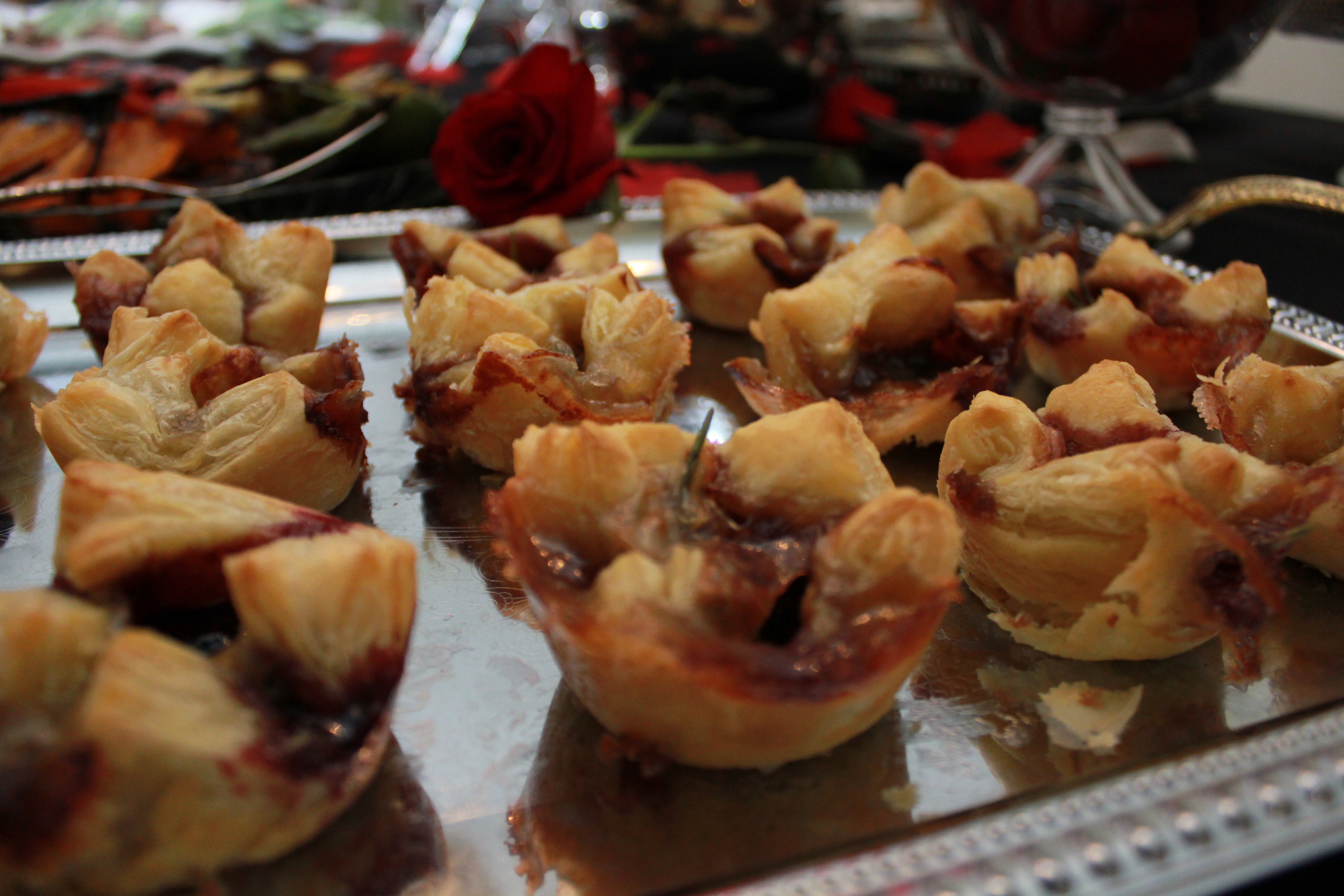 Blackcurrant Brie Bites