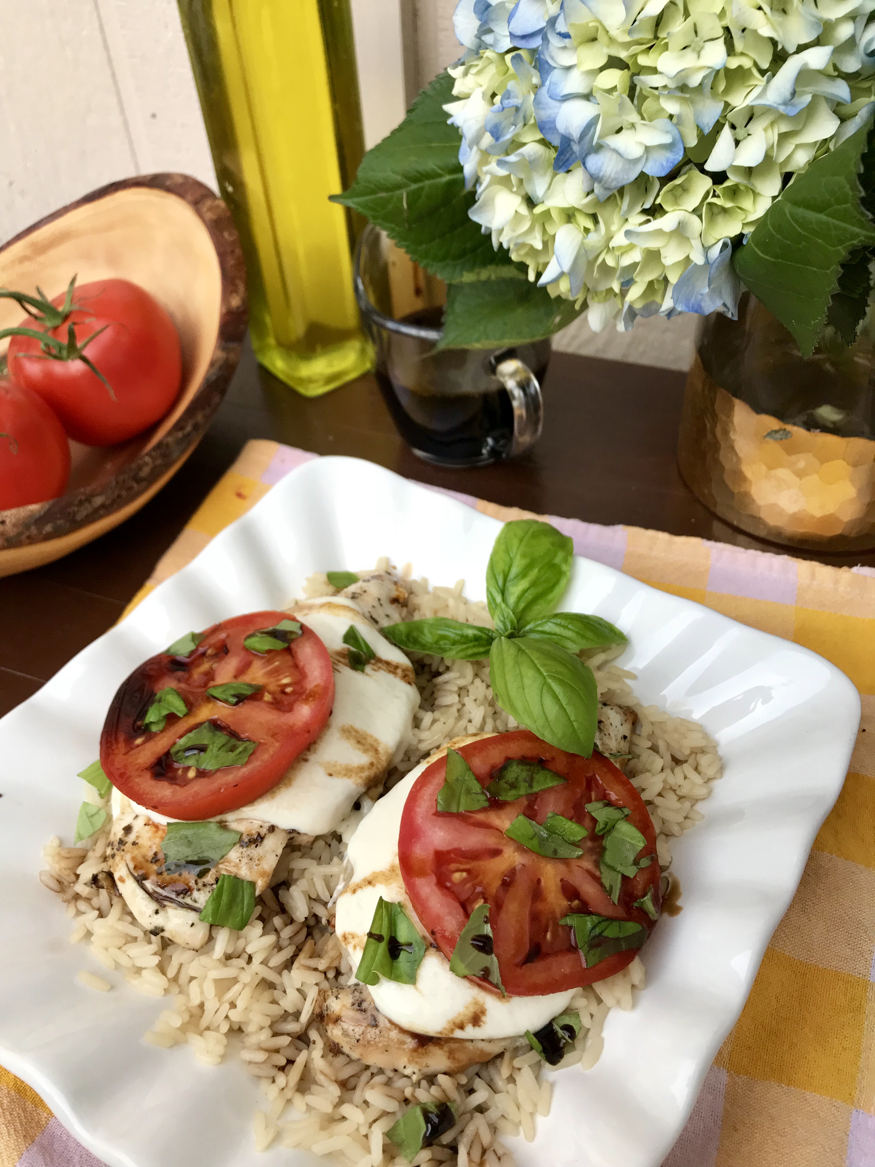 Grilled Chicken Caprese O Organics Air Chilled Chicken Recipe | The Rose Table