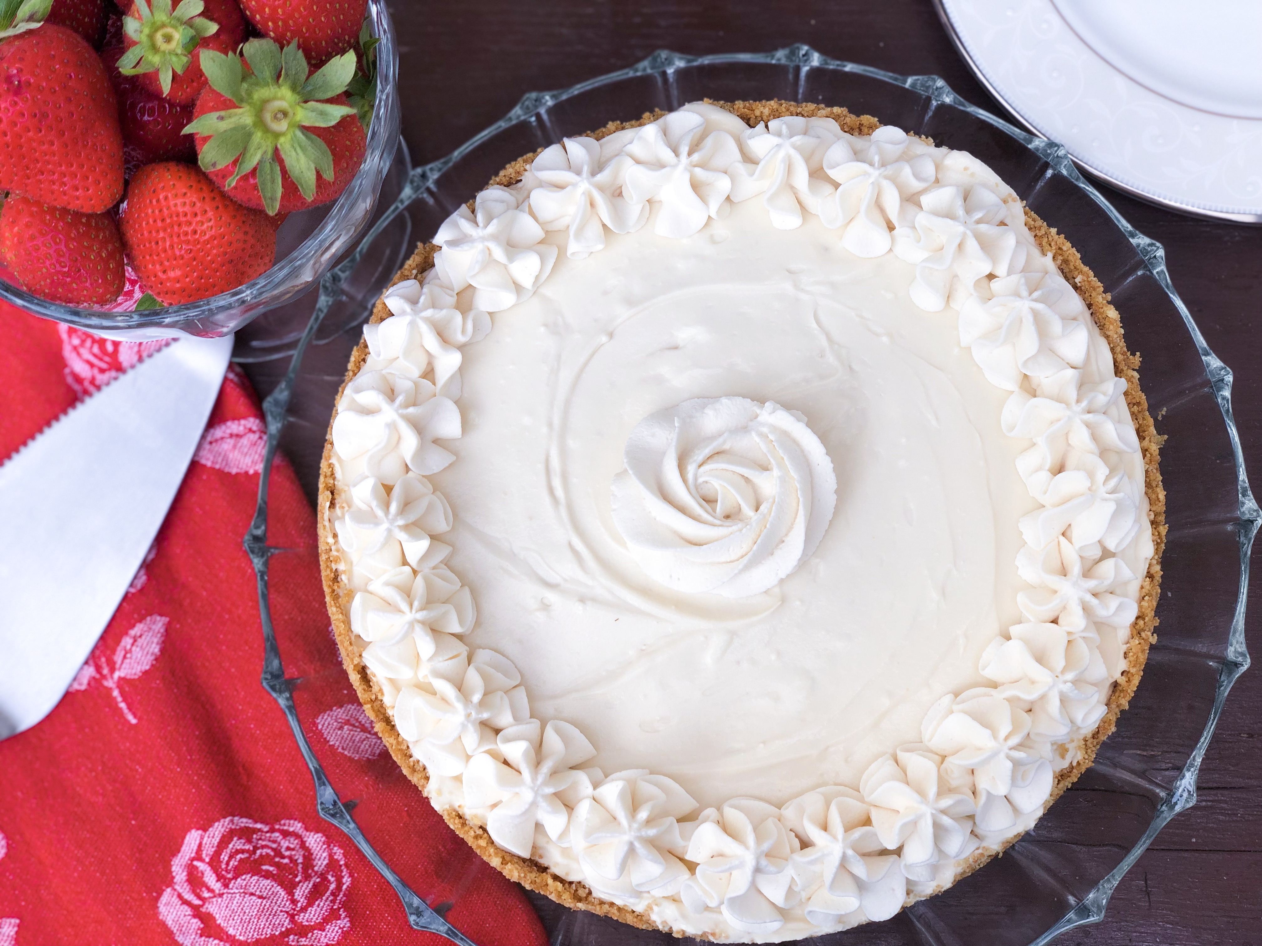 Vanilla No-Bake Cheesecake