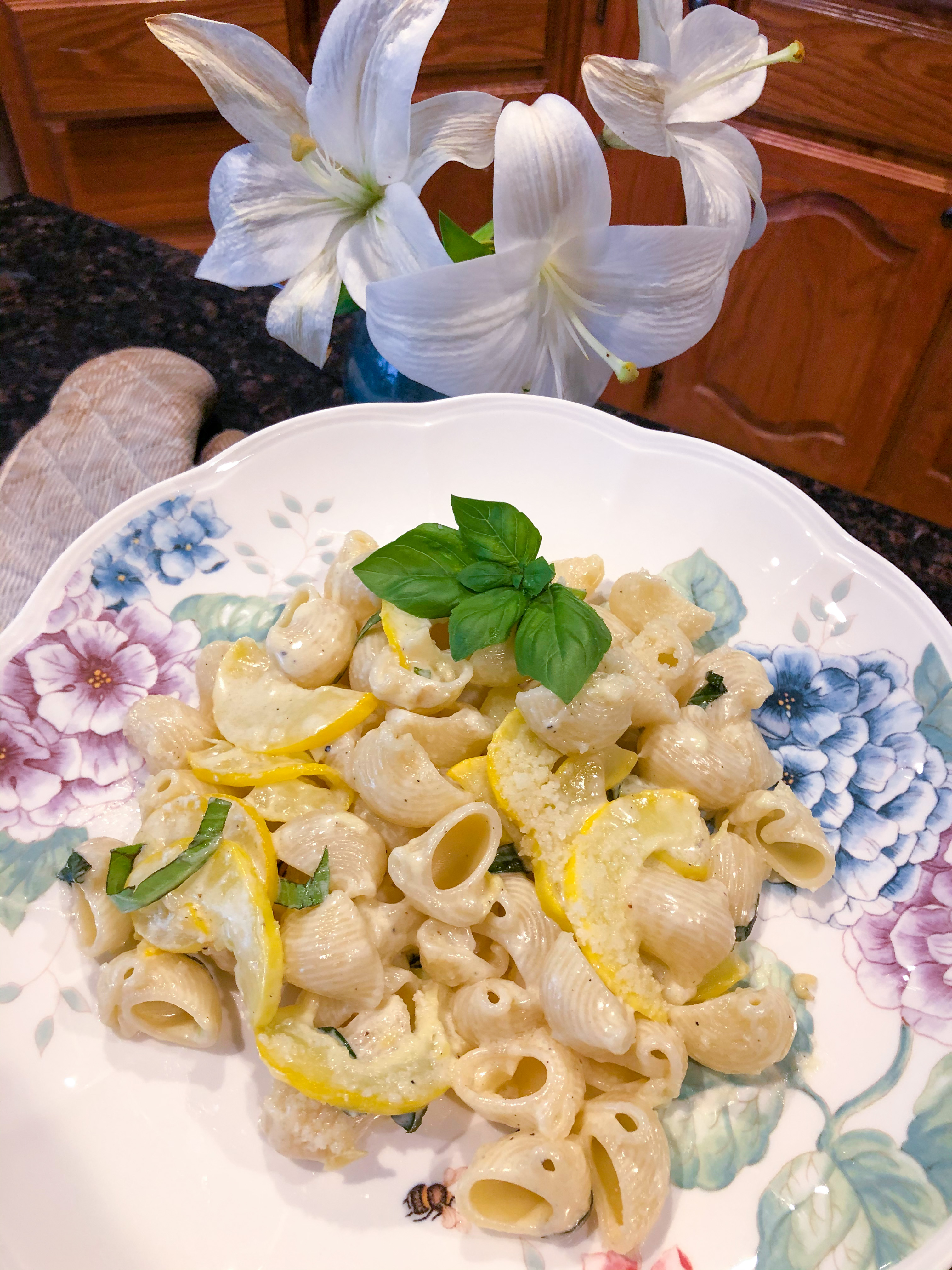 Simple Summer Squash Pasta