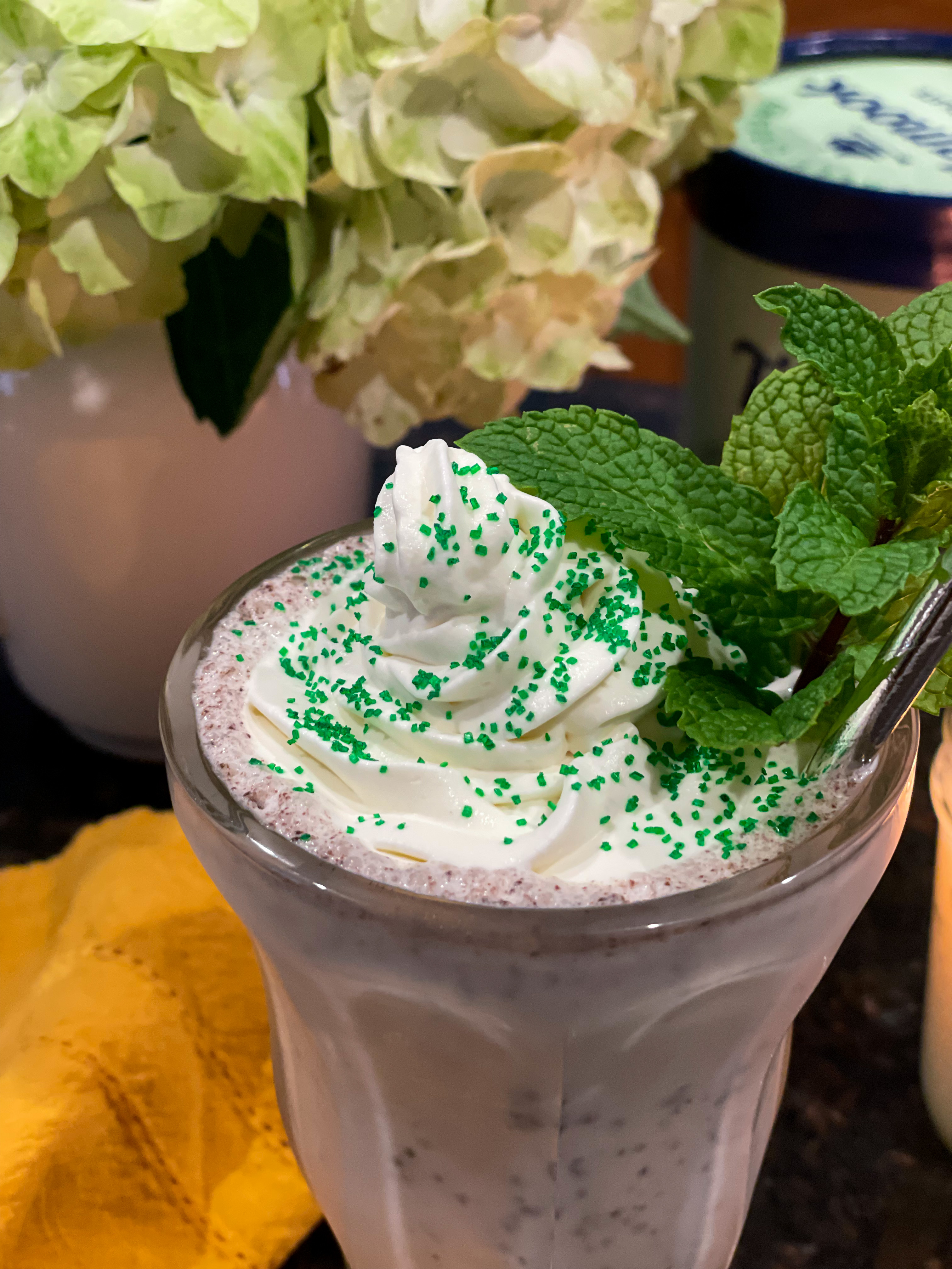 Mint Chip Milkshakes