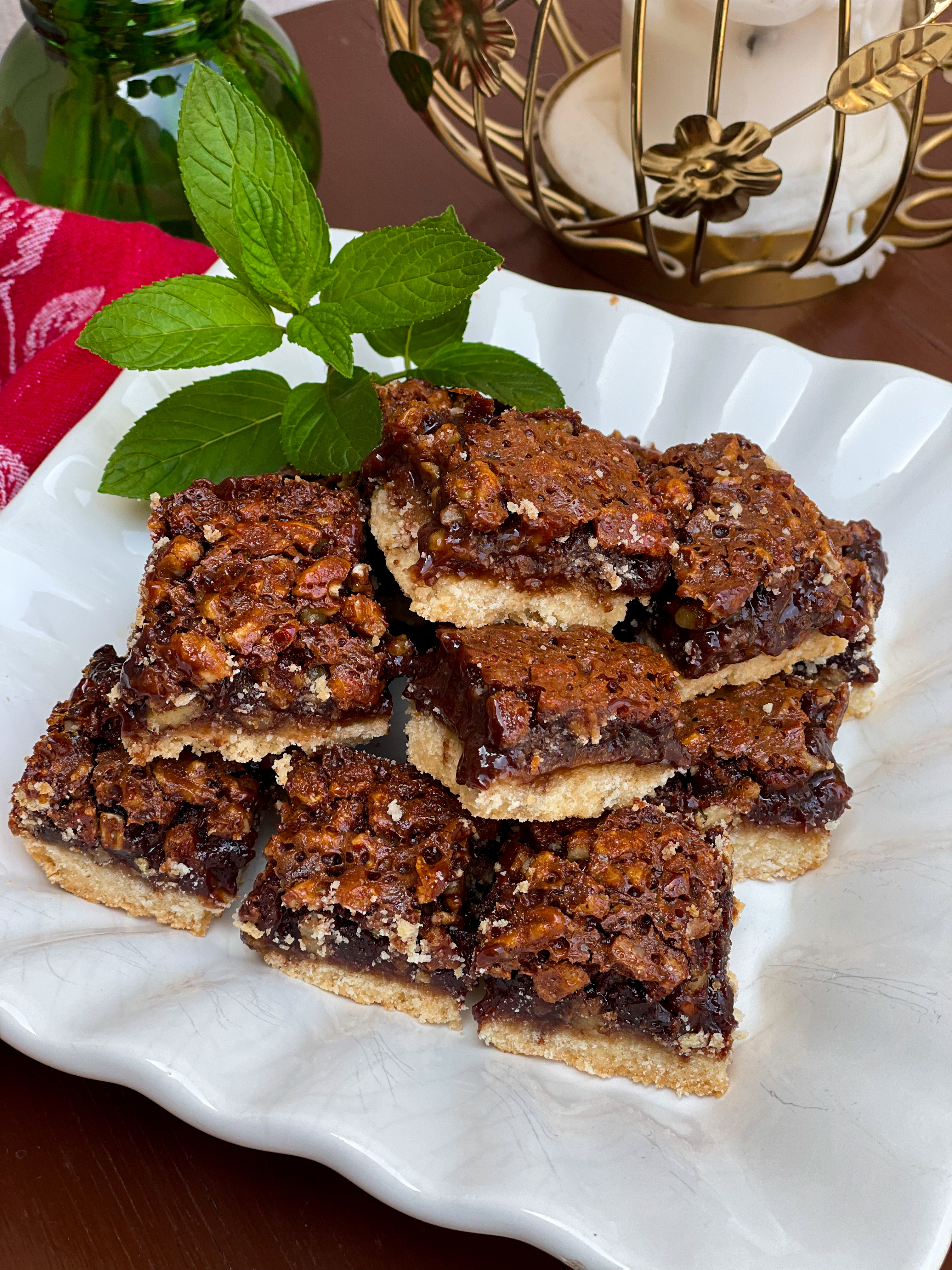 Chocolate Pecan Pie Bars