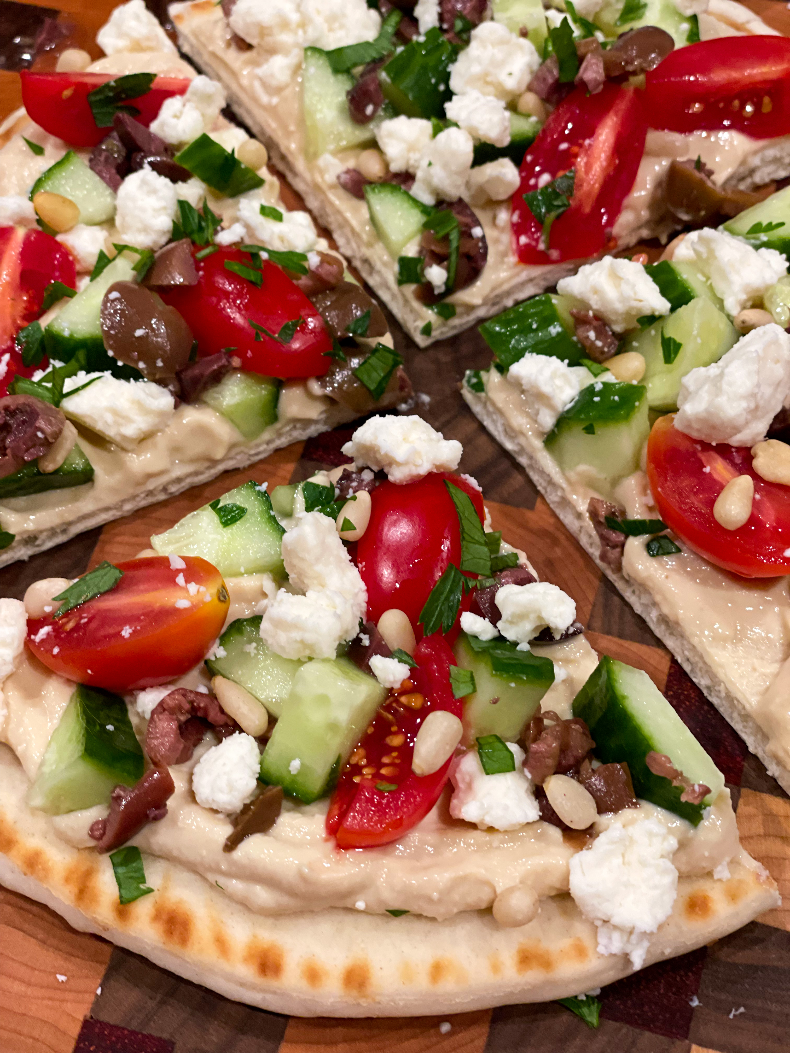 Greek Pita Pizza