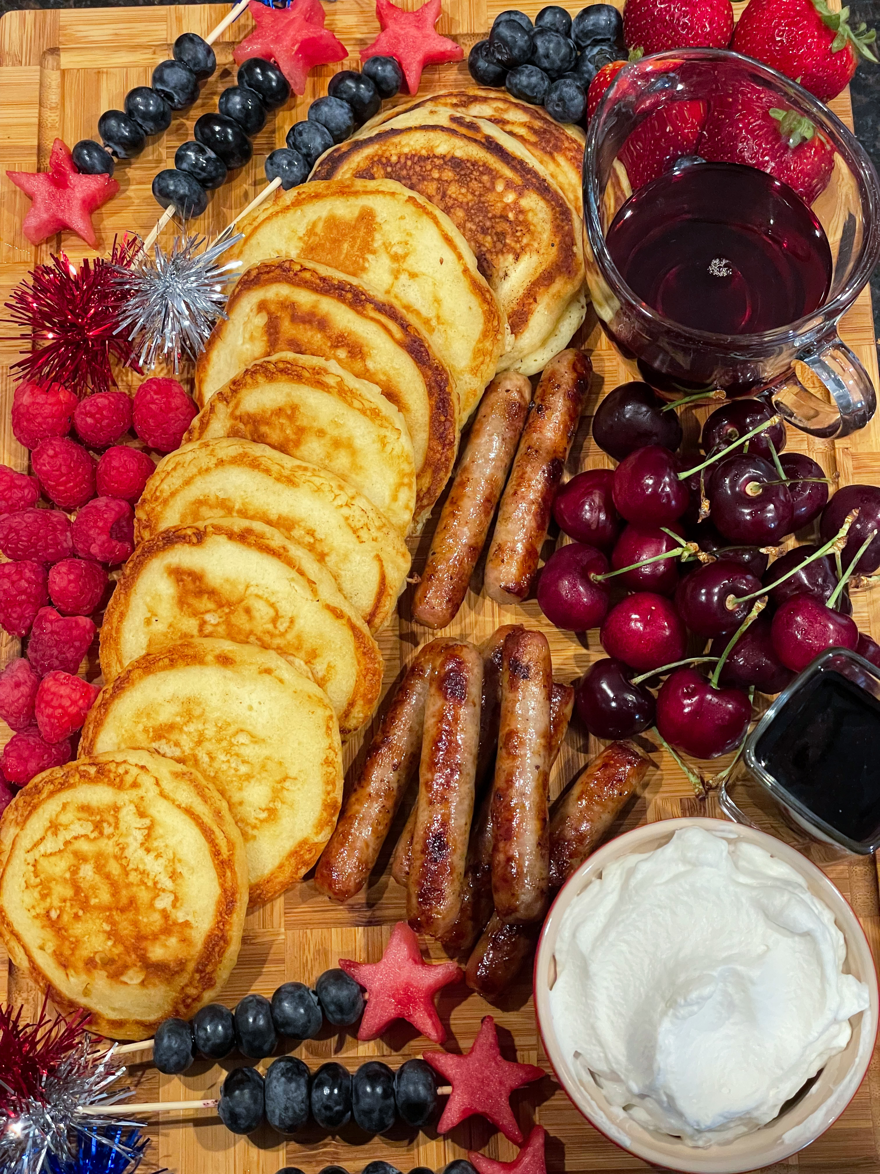 4th of July Breakfast Board