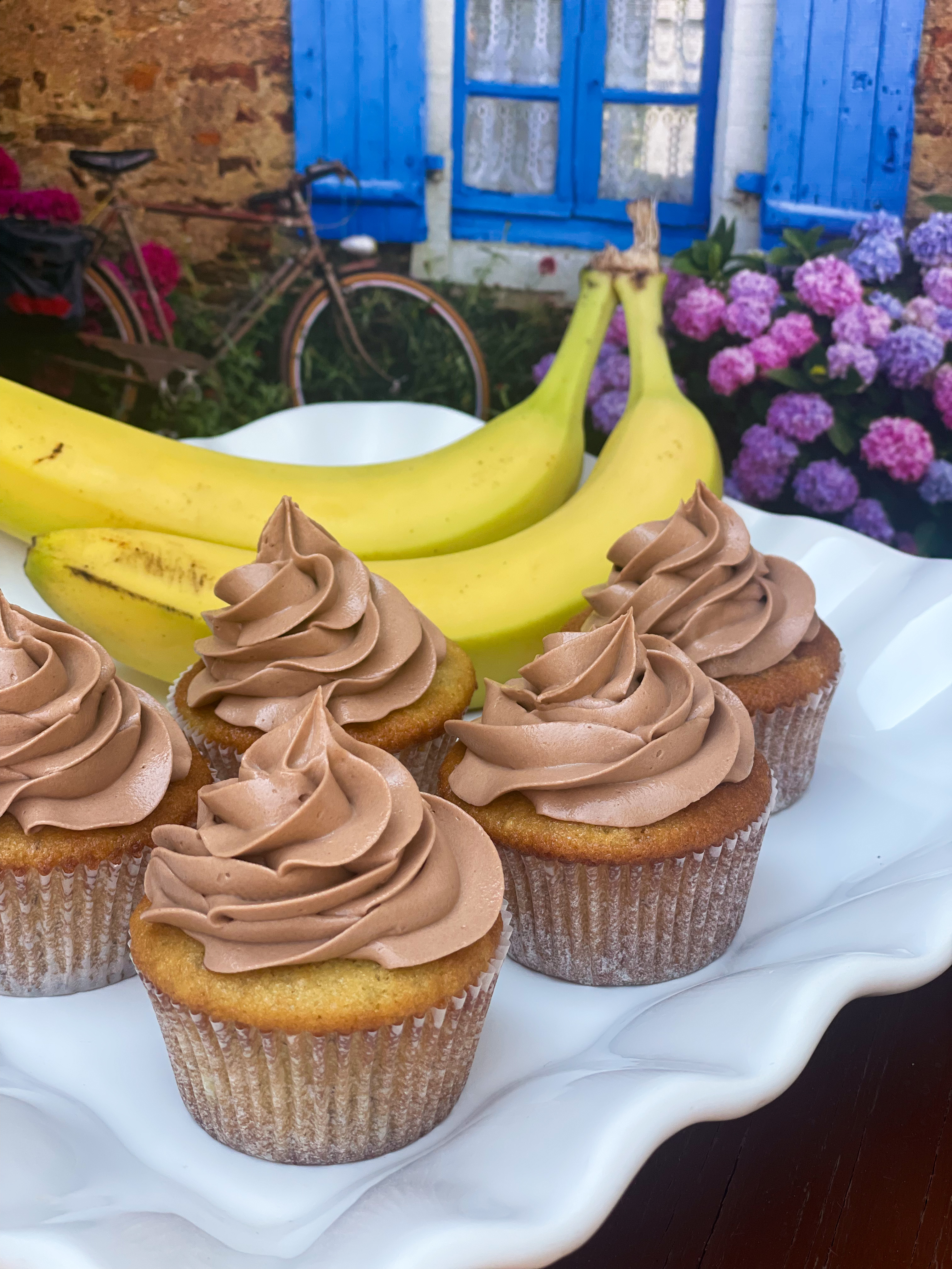 Banana Nutella Cupcakes