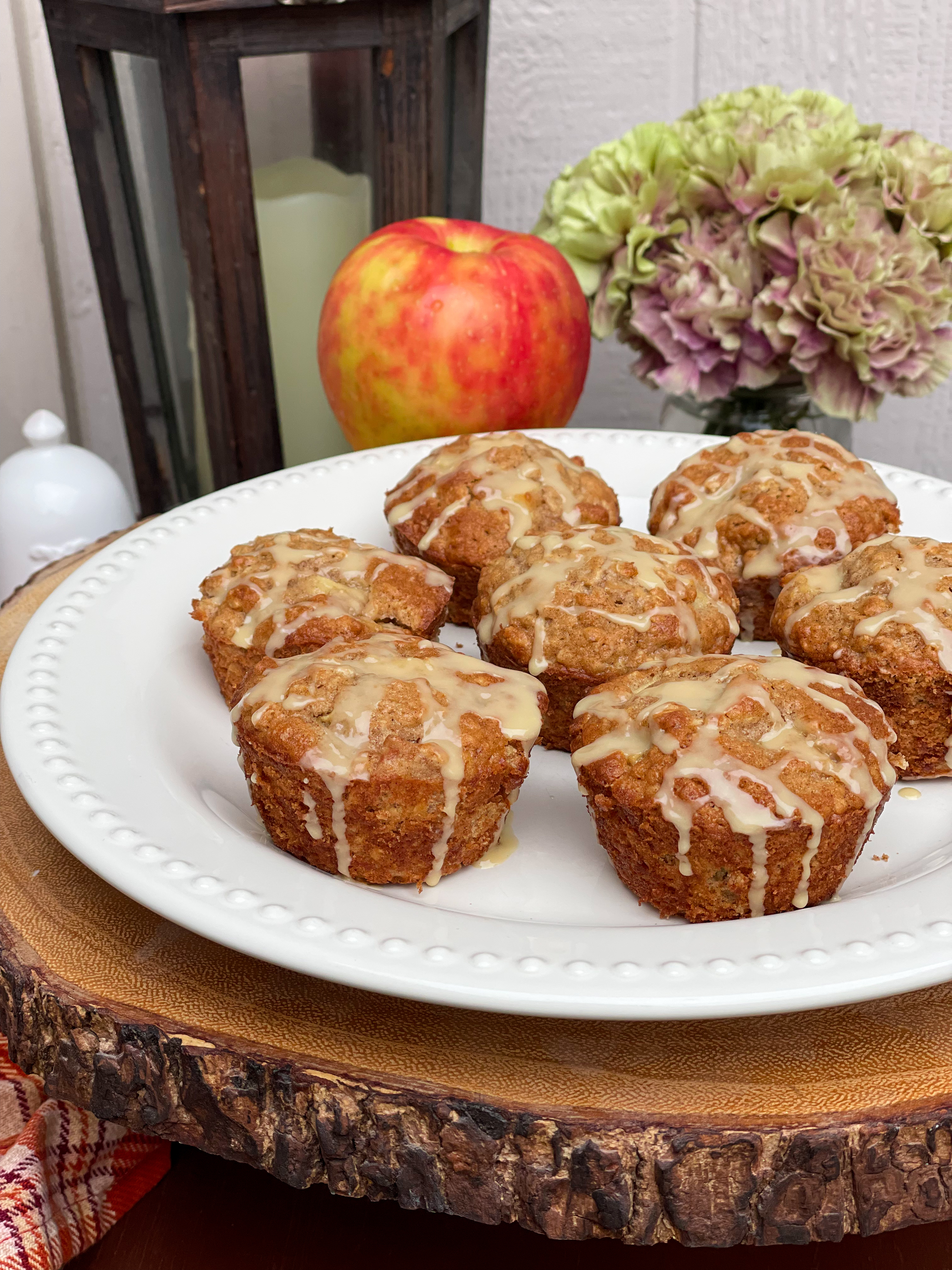 Hearty Apple Oat Muffins