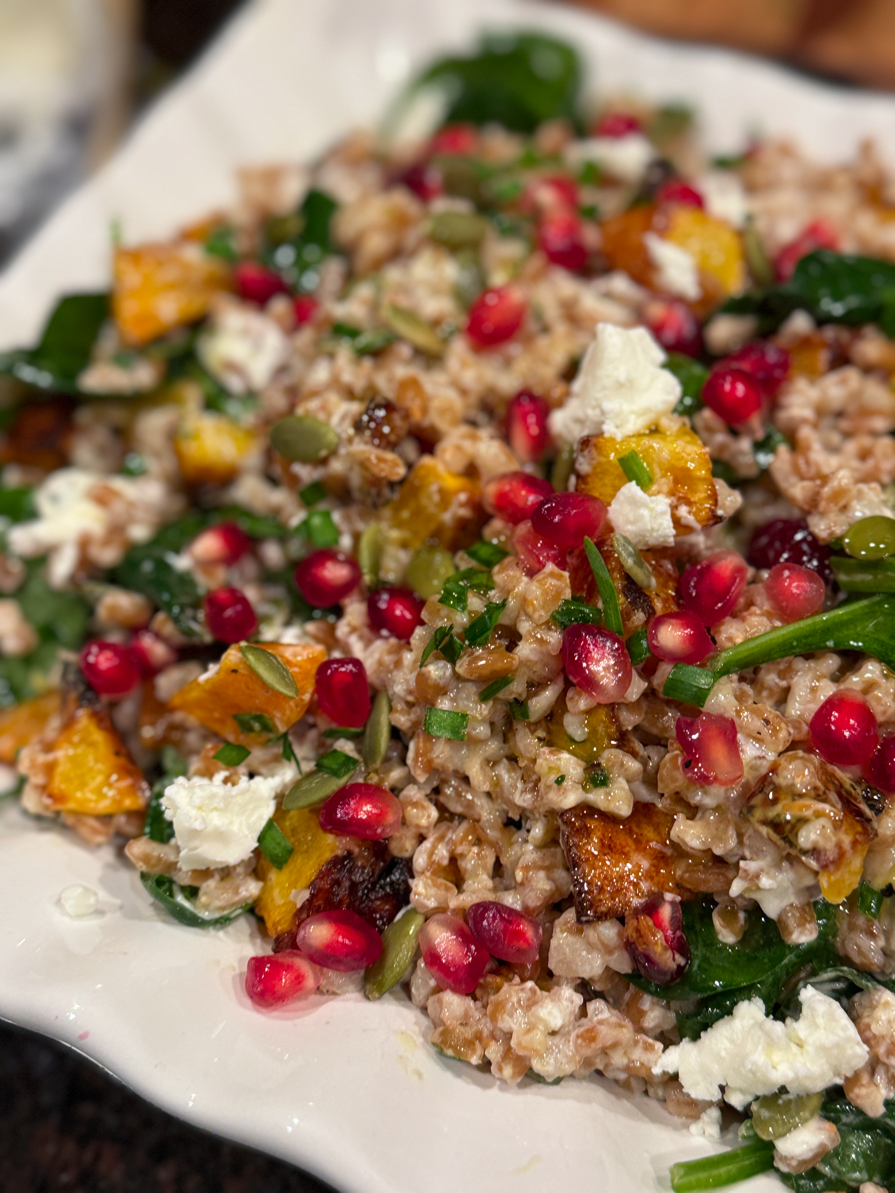 Butternut Squash Farro Salad