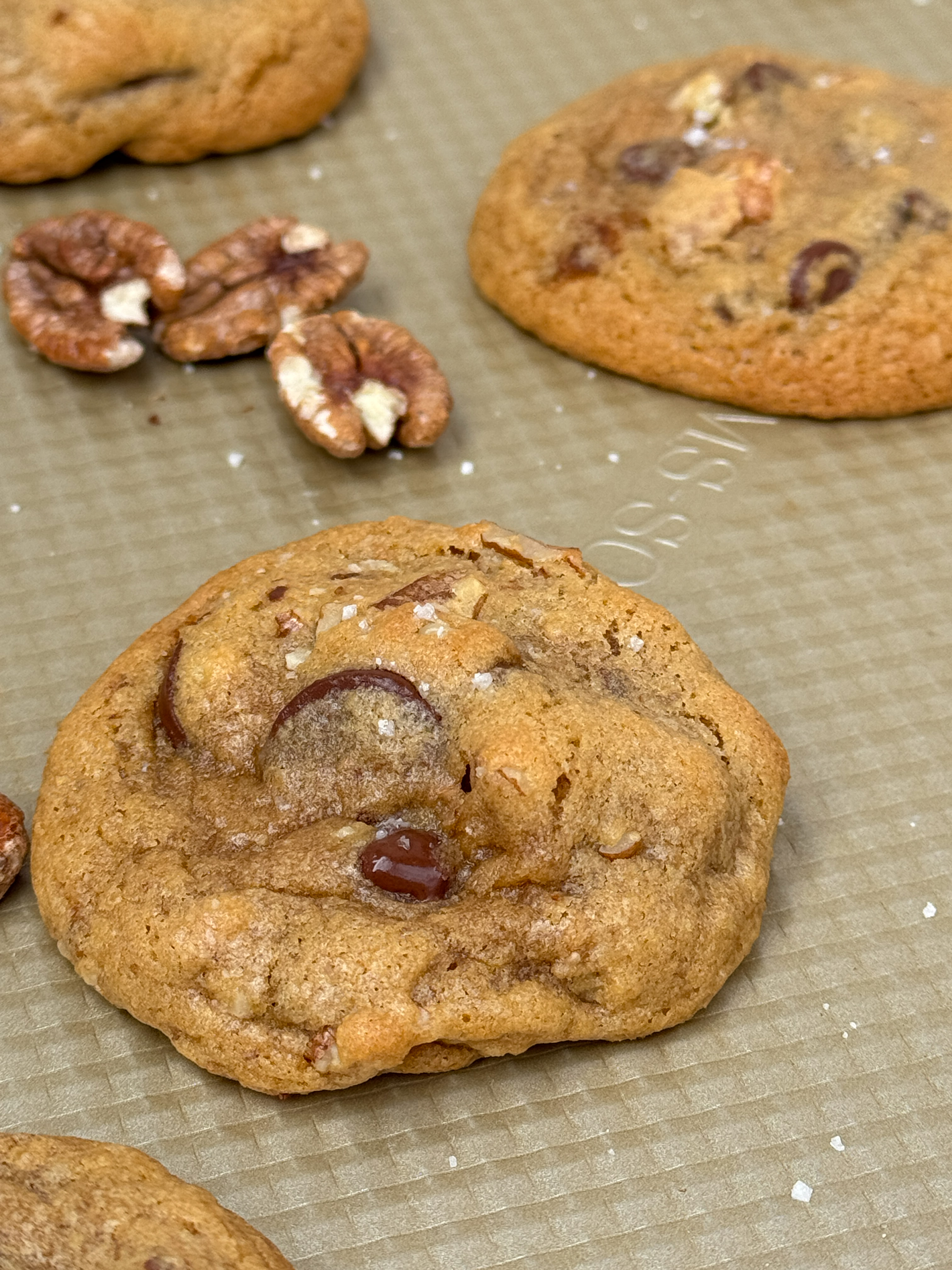 Bourbon Pecan Chocolate Chip Cookies