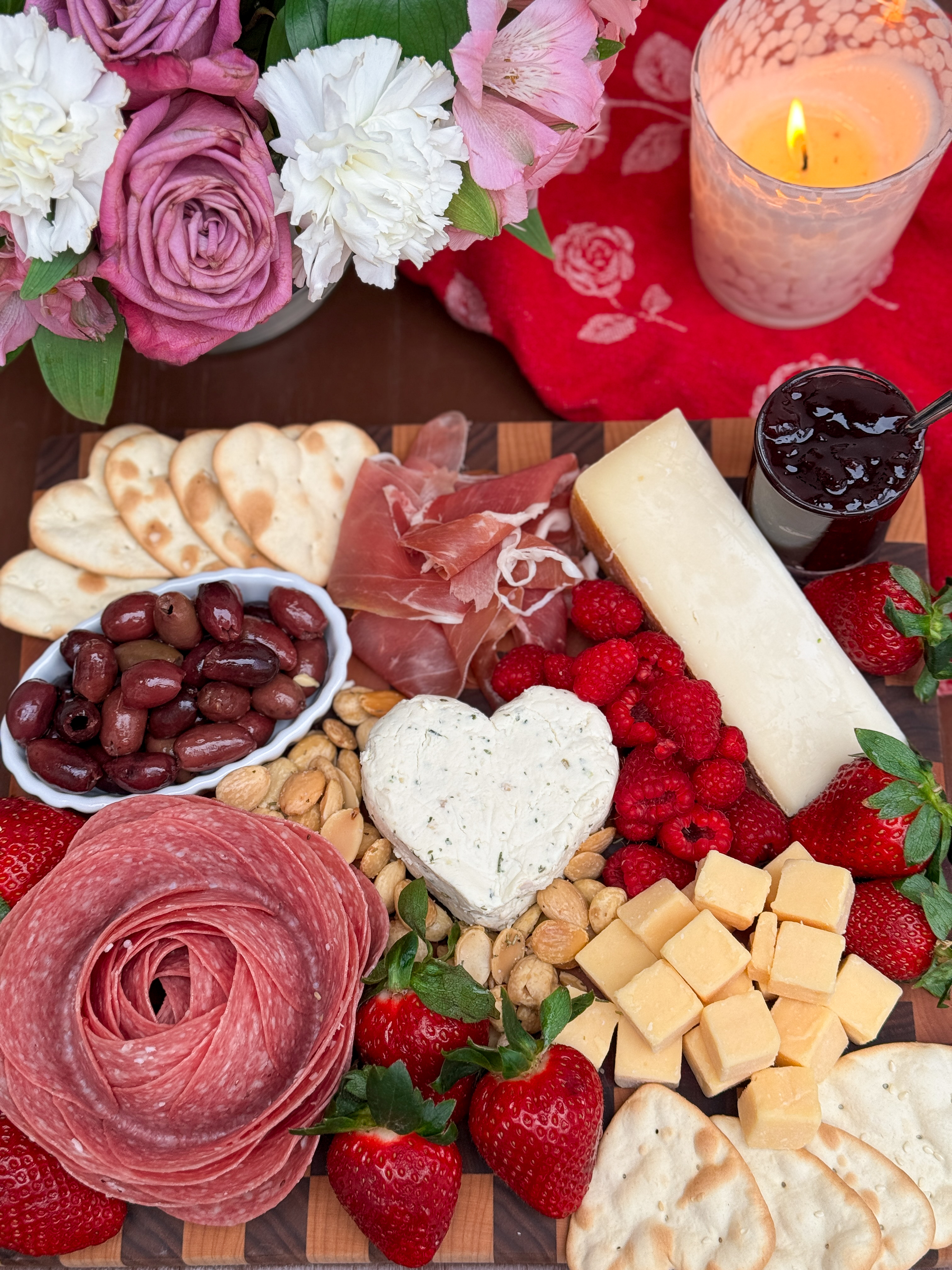 Valentine’s Day Charcuterie Board