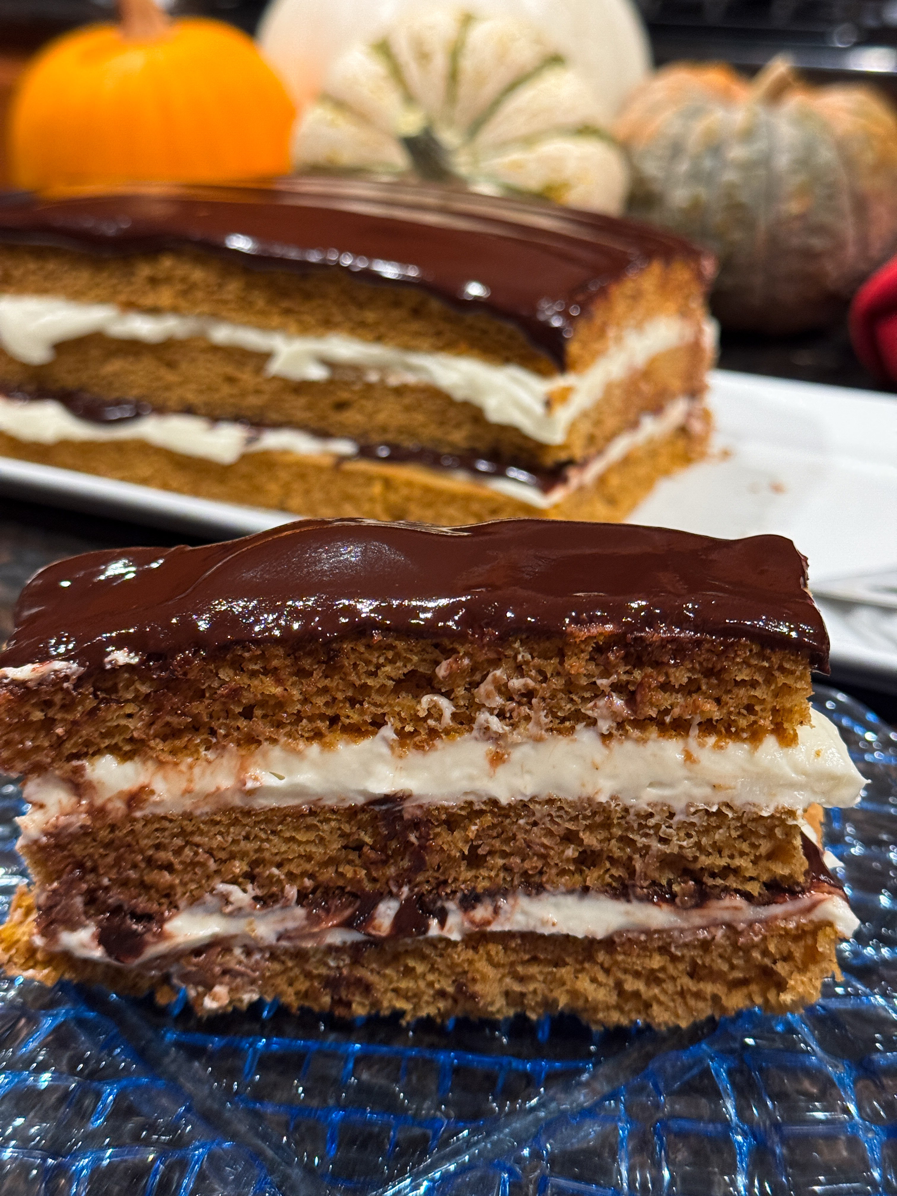 Pumpkin Opera Cake