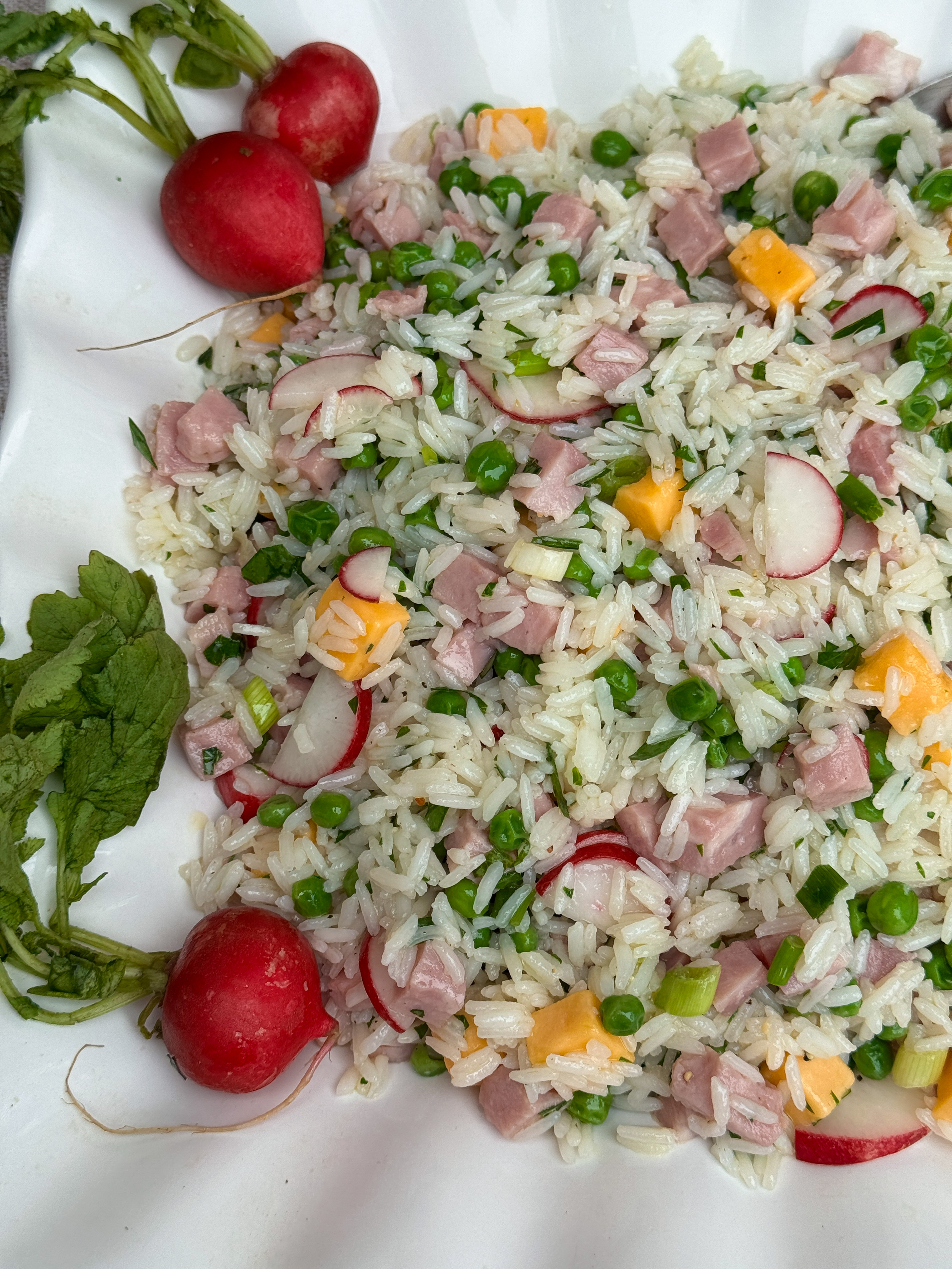 Chilled Ham and Rice Salad