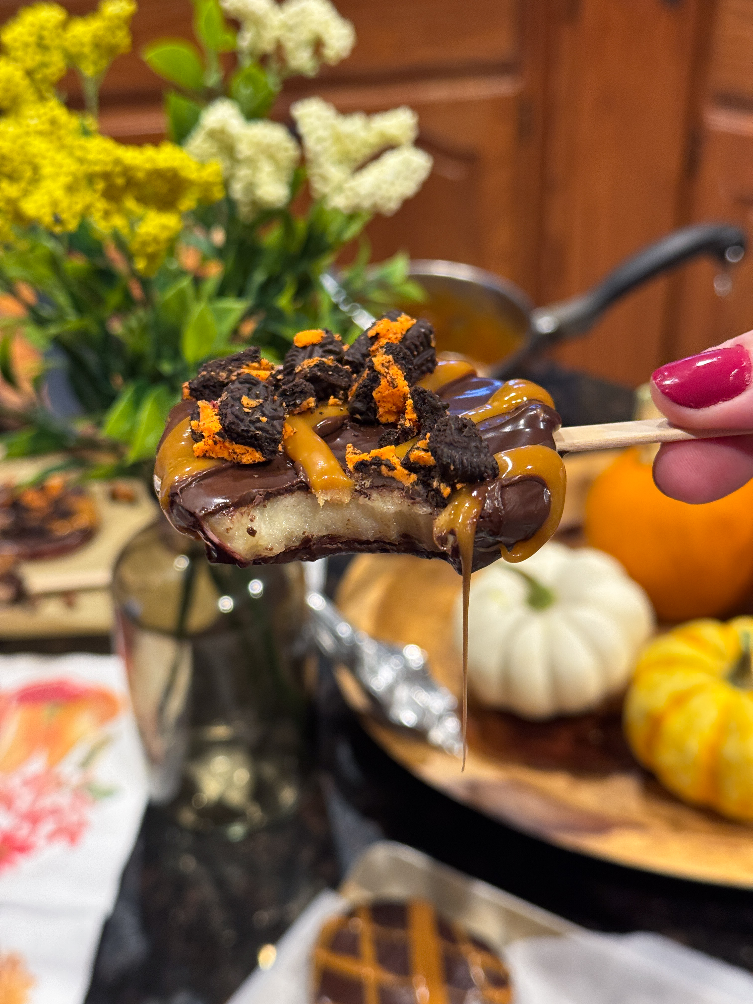 Caramel Apple Slices